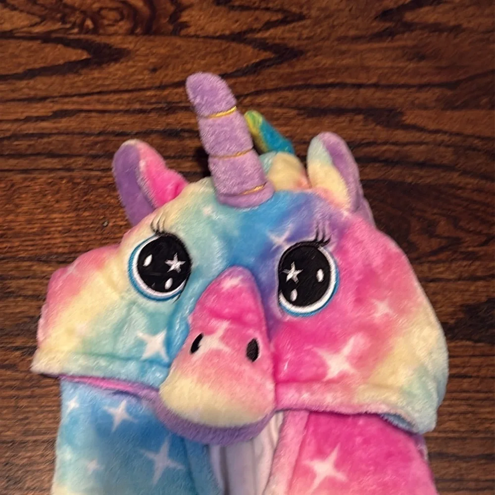 Girls Unicorn Onesie Hooded Animal Costume for Girls